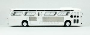 Autobus a Escala 1/43 GM TDH 503 Transit Bus Blanco