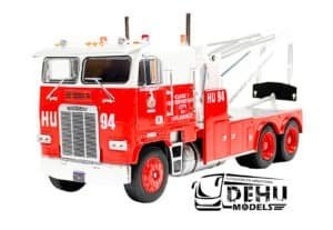 Camion a Escala 1/43 Grua Freightliner Coe Holmes Wrecker Bomberos de los Angeles