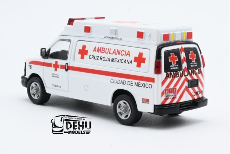 Chevrolet Express Van Ambulancia Cruz Roja Mexicana (10)