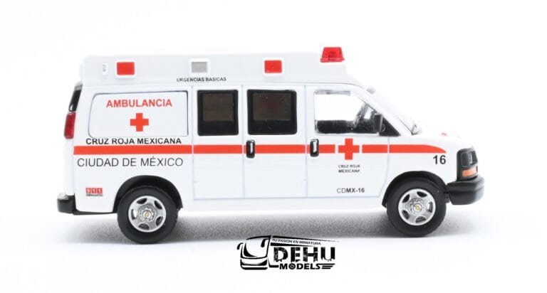 Chevrolet Express Van Ambulancia Cruz Roja Mexicana (18)