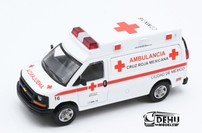 Chevrolet Express Van Ambulancia Cruz Roja Mexicana (4)