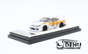 Auto a Escala 1/64 Nissan Silvia S15 Liberty Walk Sin figura Amarillo TM646001 Timemicro