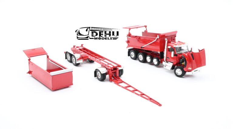 Kenworth T880 Dump Truck Volteo con remolque de volteo de transferencia Rogue (10)