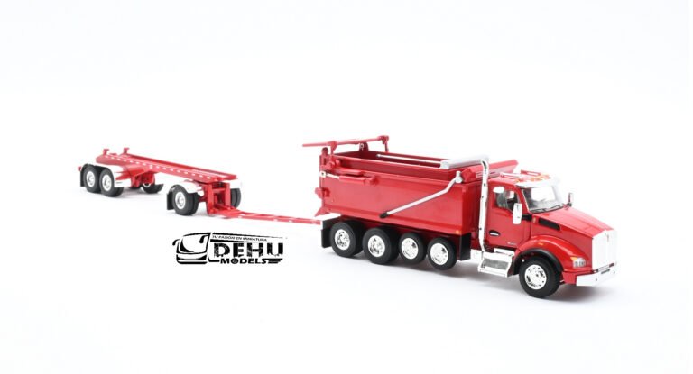 Kenworth T880 Dump Truck Volteo con remolque de volteo de transferencia Rogue (11)