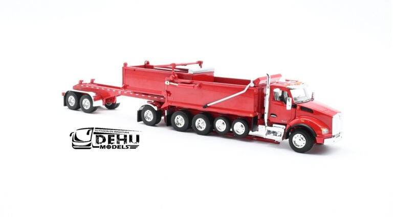Kenworth T880 Dump Truck Volteo con remolque de volteo de transferencia Rogue (12)