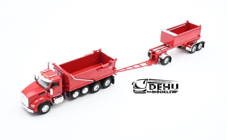 Kenworth T880 Dump Truck Volteo con remolque de volteo de transferencia Rogue (3)