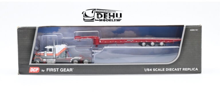 Mack Super-Liner Sleeper Cab con Remolque Talbert 5553TA Tipo Rampa de 3 ejes (1)