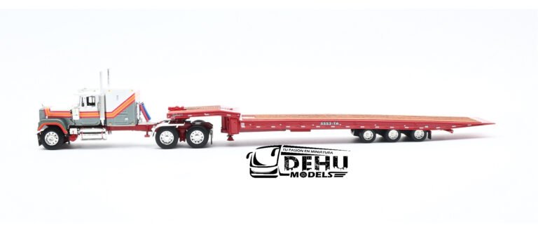 Mack Super-Liner Sleeper Cab con Remolque Talbert 5553TA Tipo Rampa de 3 ejes (4)