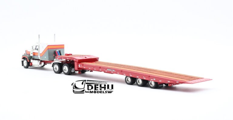 Mack Super-Liner Sleeper Cab con Remolque Talbert 5553TA Tipo Rampa de 3 ejes (5)