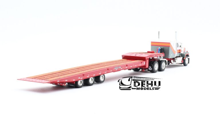 Mack Super-Liner Sleeper Cab con Remolque Talbert 5553TA Tipo Rampa de 3 ejes (6)