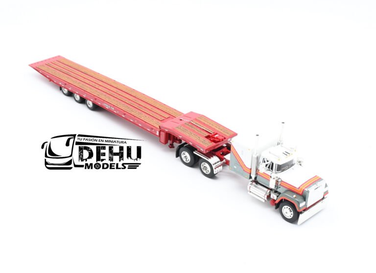 Mack Super-Liner Sleeper Cab con Remolque Talbert 5553TA Tipo Rampa de 3 ejes (9)