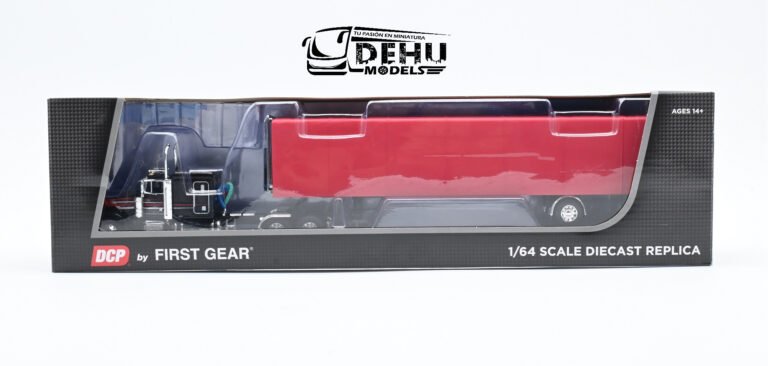 Peterbilt 379 Con Remolque Cama Plana Utility y Lona Enrollable de ejes separados (1)