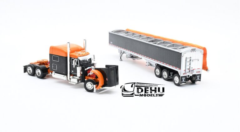 Peterbilt 379 Con Remolque de Granos Wilson Pacesetter (11)