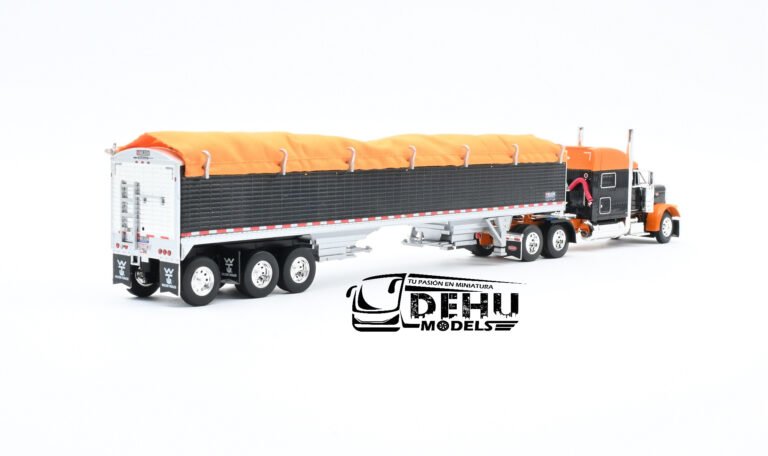 Peterbilt 379 Con Remolque de Granos Wilson Pacesetter (6)