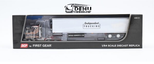 Tráiler a Escala 1/64 Kenworth K100 Con Remolque Refrigerado Carrier Utility de 3 ejes Independent Trucking 60-1353 DCP By First Gear - Imagen 12