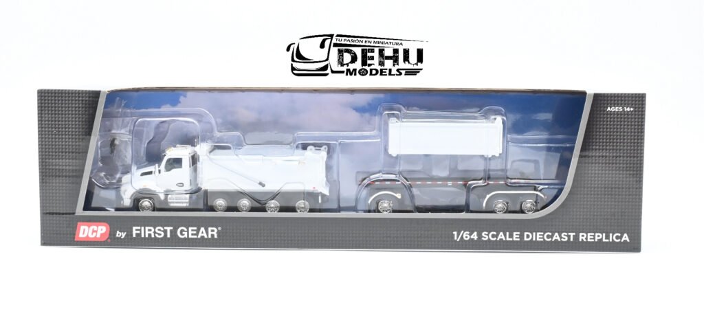 Tráiler A Escala 1/64 Kenworth W900A Con Remolque Tanque Polar De Caida Profunda Negro Rojo 60 1046 Articulo Nuevo En Su Empaque Original Modelo En Escala 1 64