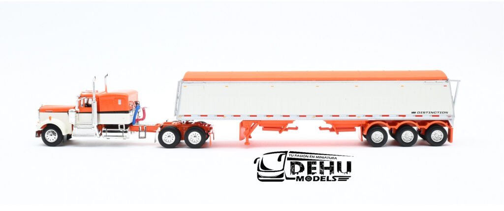 Camion Kenworth Avec Remorque Arcurio - 1/12 - Bois Massif (frêne, Hêtre, Bouleau) - Monté