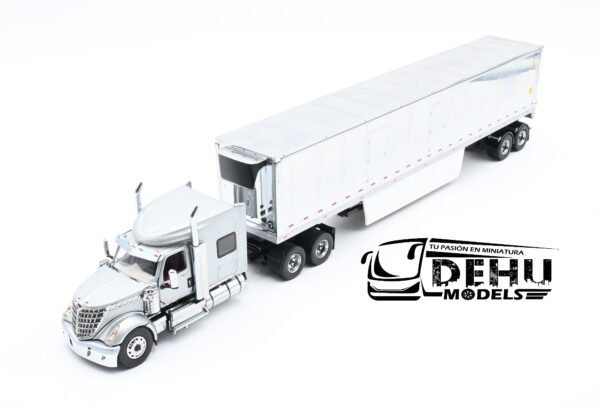 Tráiler a Escala 1/50 International Lonestar Sleeper Cab Con Remolque Refrigerado de 53', 71043 Diecast Masters - Imagen 11