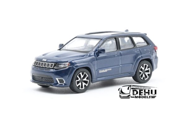 Camioneta a Escala 1/64 Jeep Grand Cherokee Trackhawk 2019 Azul, JV64031A