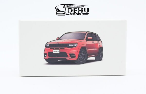 Camioneta a Escala 1/64 Jeep Grand Cherokee Trackhawk 2019 Roja, JV64031R JKM - Imagen 10