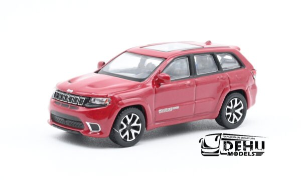 Camioneta a Escala 1/64 Jeep Grand Cherokee Trackhawk 2019 Roja, JV64031R JKM