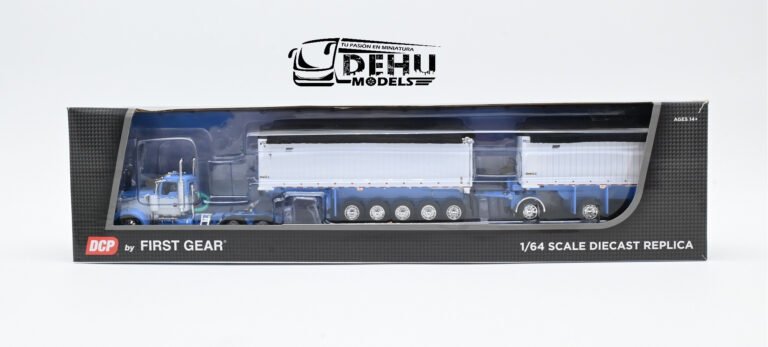 Kenworth W900L Con Remolque Volteo Genesis de 31' y 20' Blanco - Azul (13)