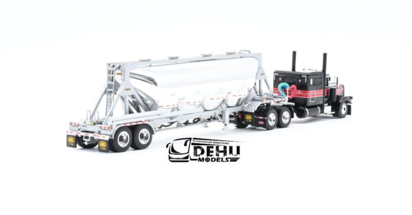 Tráiler a Escala 1/64 Peterbilt 389 Con Remolque J&L Tolva Pneumatica, 60-1696 DCP By First Gear - Imagen 5