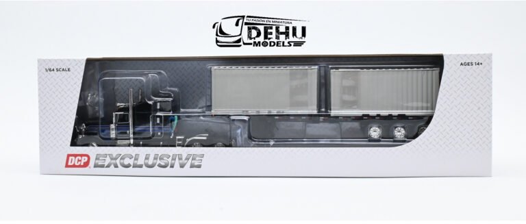 Peterbilt 389 Con Remolque Porta Contenedor y Dos Contenedores Secos de 20' (1)