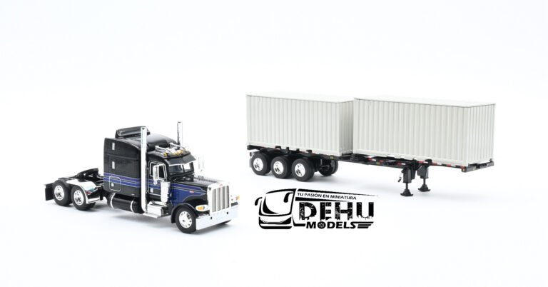 Peterbilt 389 Con Remolque Porta Contenedor y Dos Contenedores Secos de 20' (10)