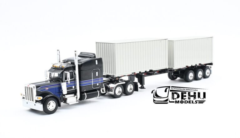 Peterbilt 389 Con Remolque Porta Contenedor y Dos Contenedores Secos de 20' (2)