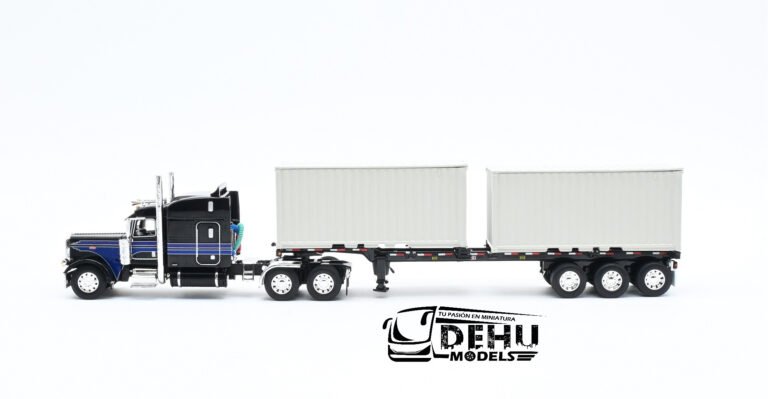 Peterbilt 389 Con Remolque Porta Contenedor y Dos Contenedores Secos de 20' (4)