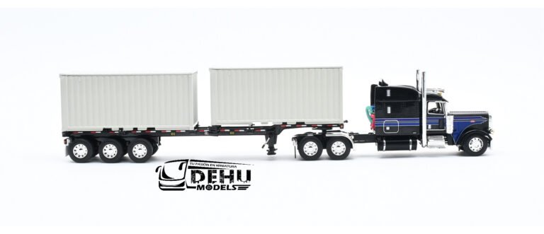 Peterbilt 389 Con Remolque Porta Contenedor y Dos Contenedores Secos de 20' (7)