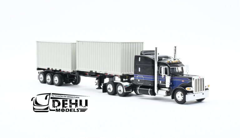 Peterbilt 389 Con Remolque Porta Contenedor y Dos Contenedores Secos de 20' (8)
