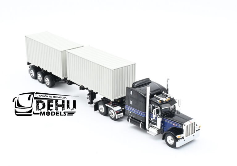 Peterbilt 389 Con Remolque Porta Contenedor y Dos Contenedores Secos de 20' (9)