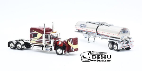 Tráiler a Escala 1/64 Peterbilt 389 Con Remolque Tanque Quimico Brenner, 60-0786 DCP By First Gear - Imagen 7