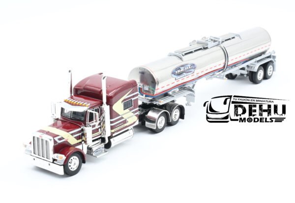 Tráiler a Escala 1/64 Peterbilt 389 Con Remolque Tanque Quimico Brenner, 60-0786 DCP By First Gear - Imagen 11