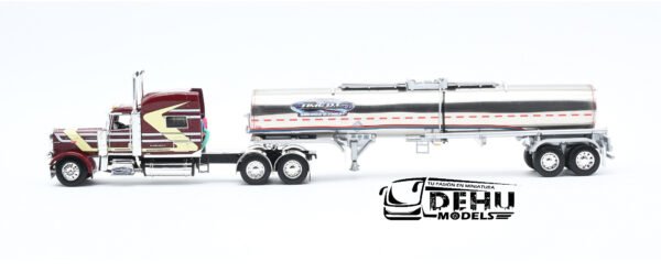 Tráiler a Escala 1/64 Peterbilt 389 Con Remolque Tanque Quimico Brenner, 60-0786 DCP By First Gear - Imagen 9