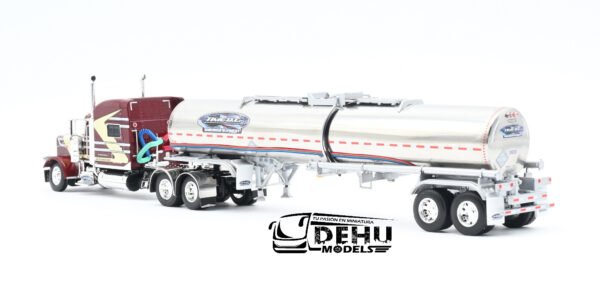 Tráiler a Escala 1/64 Peterbilt 389 Con Remolque Tanque Quimico Brenner, 60-0786 DCP By First Gear - Imagen 8