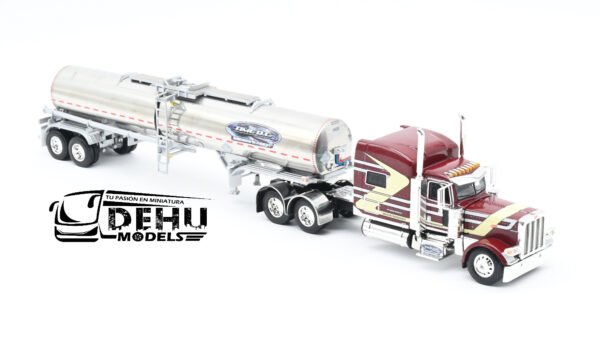 Tráiler a Escala 1/64 Peterbilt 389 Con Remolque Tanque Quimico Brenner, 60-0786 DCP By First Gear - Imagen 2