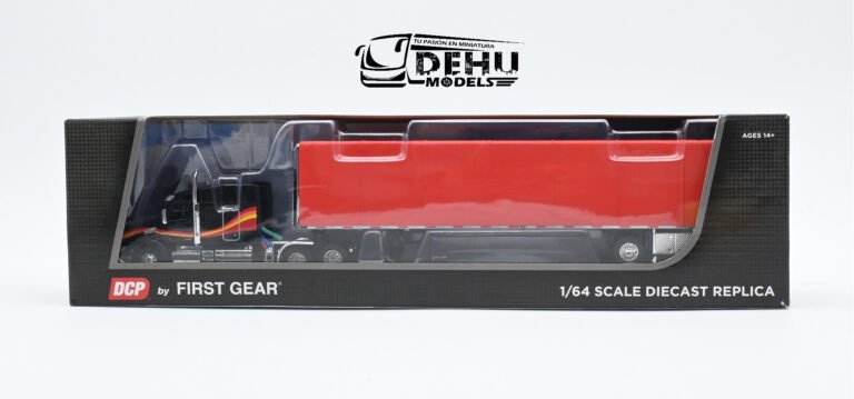 Peterbilt 579 Con Remolque Utility Cama Plana y Lona Enrollable de ejes separados (11)