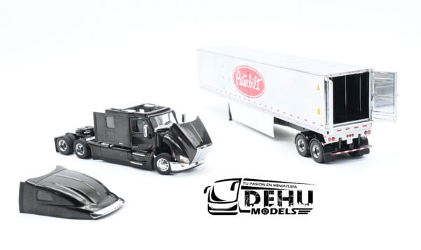 Tráiler a Escala 1/50 Peterbilt 579 Ultraloft Con Remolque Refrigerado de 53', 71071 Diecast Masters - Imagen 7