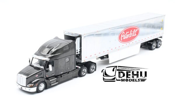 Tráiler a Escala 1/50 Peterbilt 579 Ultraloft Con Remolque Refrigerado de 53', 71071 Diecast Masters - Imagen 11