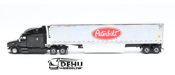 Tráiler a Escala 1/50 Peterbilt 579 Ultraloft Con Remolque Refrigerado de 53', 71071 Diecast Masters - Imagen 9