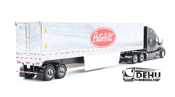 Tráiler a Escala 1/50 Peterbilt 579 Ultraloft Con Remolque Refrigerado de 53', 71071 Diecast Masters - Imagen 5