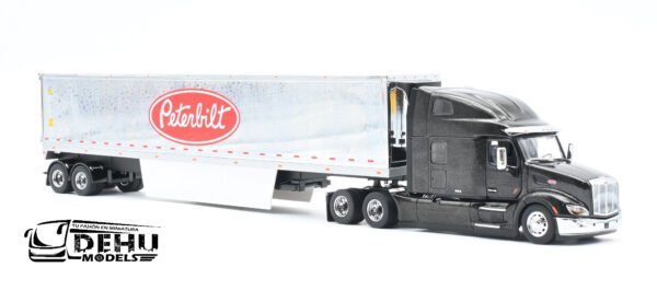 Tráiler a Escala 1/50 Peterbilt 579 Ultraloft Con Remolque Refrigerado de 53', 71071 Diecast Masters