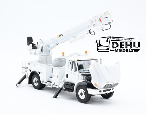 Camión a Escala 1/34 International DuraStar Con Cuerpo Digger Derrick Para Poner Postes 10-4053 First Gear - Imagen 7