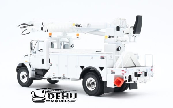 Camión a Escala 1/34 International DuraStar Con Cuerpo Digger Derrick Para Poner Postes 10-4053 First Gear - Imagen 11