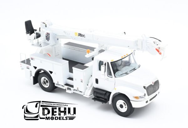 Camión a Escala 1/34 International DuraStar Con Cuerpo Digger Derrick Para Poner Postes 10-4053 First Gear - Imagen 2