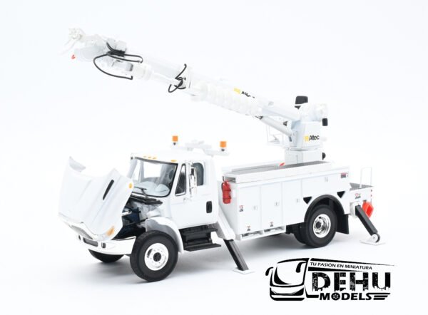 Camión a Escala 1/34 International DuraStar Con Cuerpo Digger Derrick Para Poner Postes 10-4053 First Gear - Imagen 6