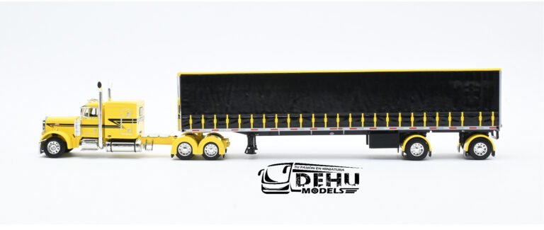 Peterbilt 379 Con Remolque Utility de 53' Tautliner de ejes separados de cortina (3)